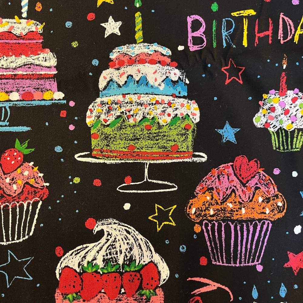 4 yards Alexander Henry happy birthday cotton fabric, 2015